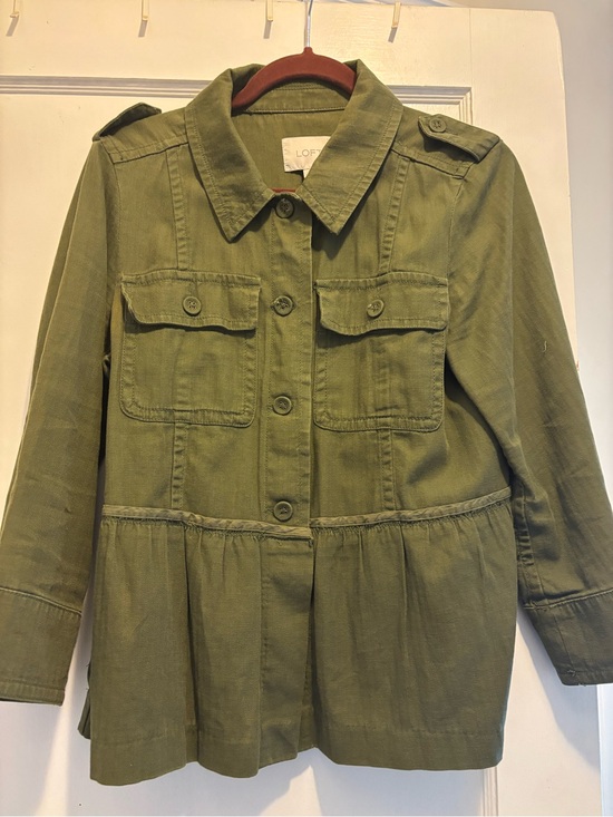 LOFT Jackets & Blazers - LOFT Olive Green Utility Jacket